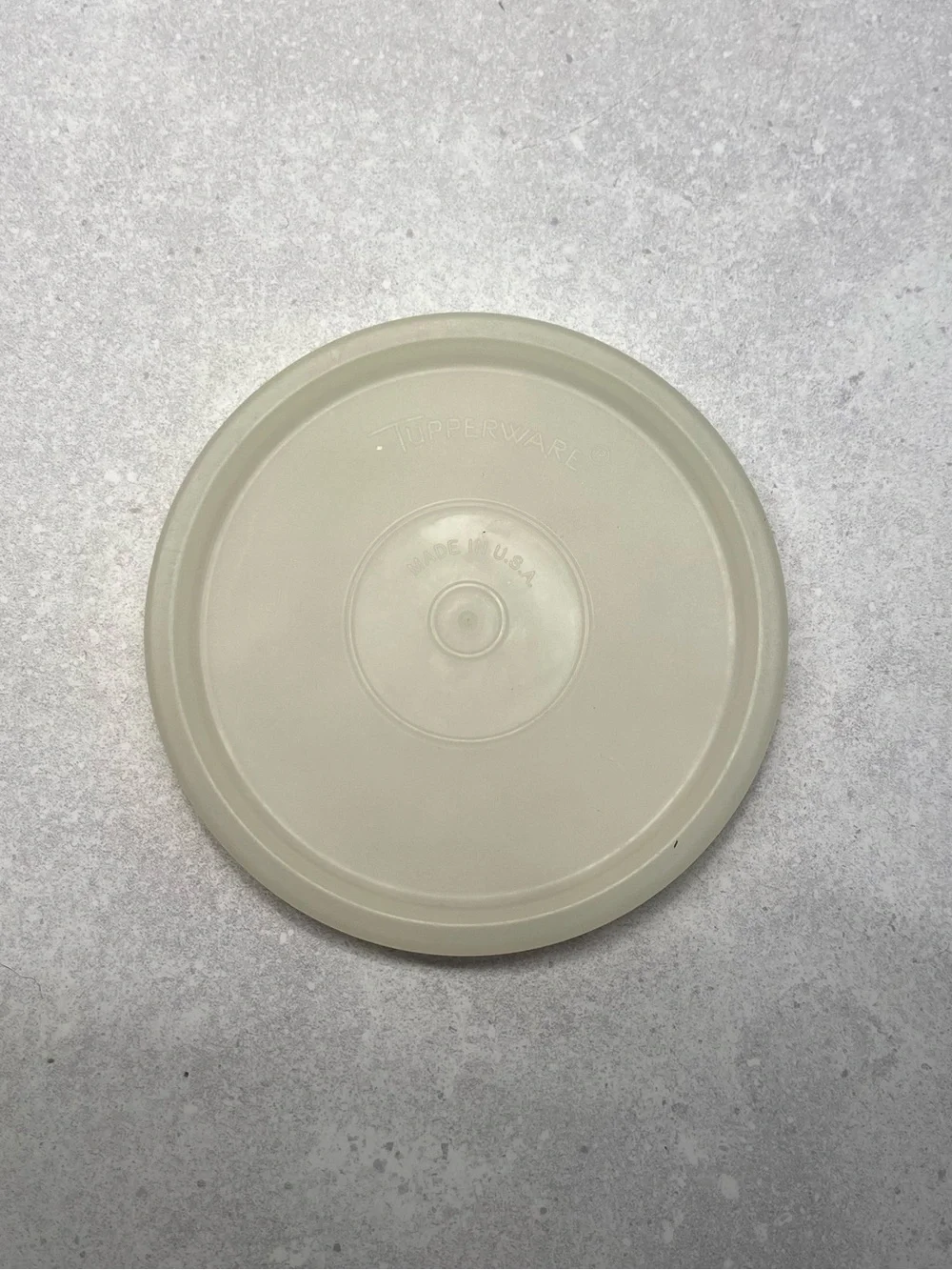 10 Translucent/Sheer/Clear Tupperware Round Replacement Lids  Various Sizes